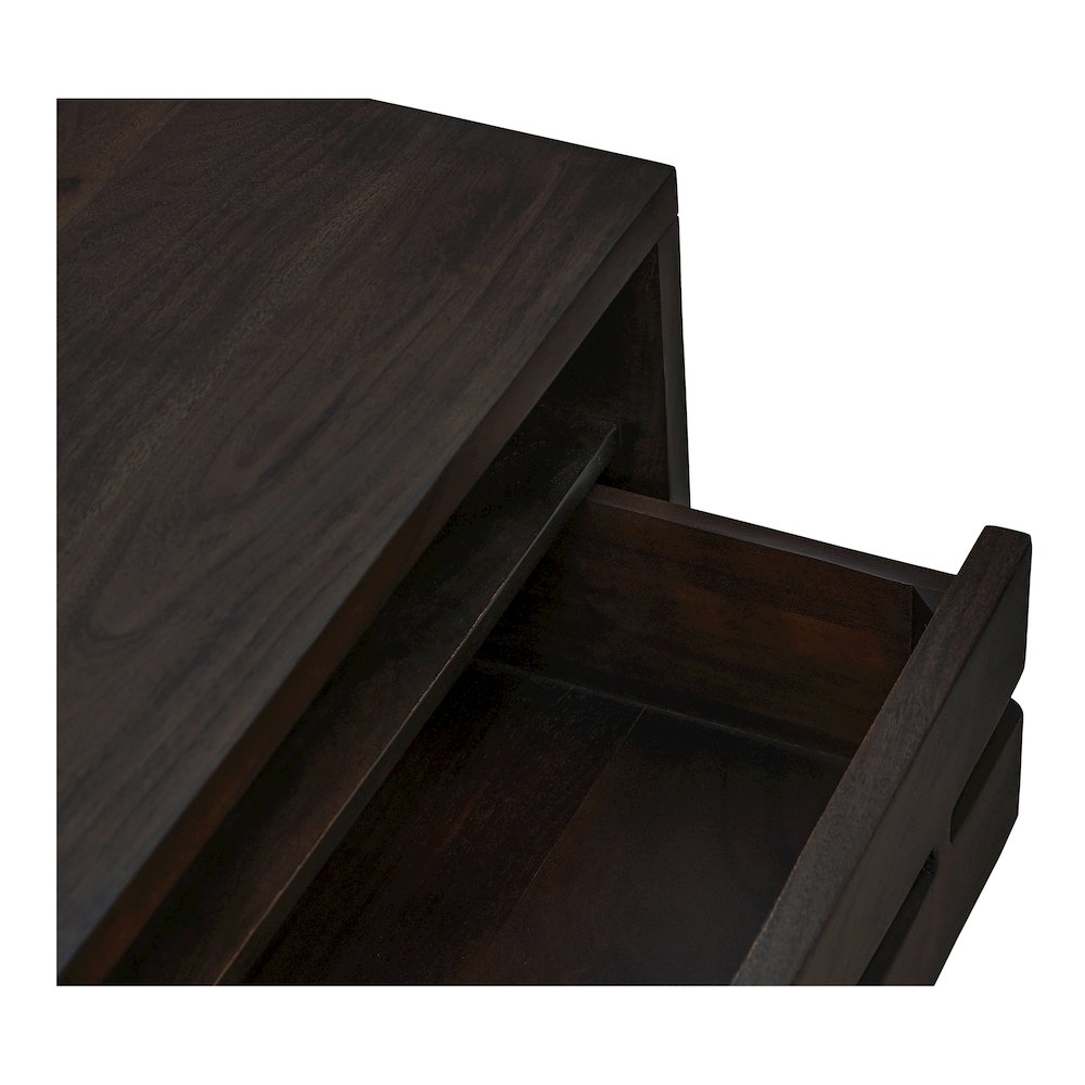 Madagascar Nightstand Dark Brown. Picture 6