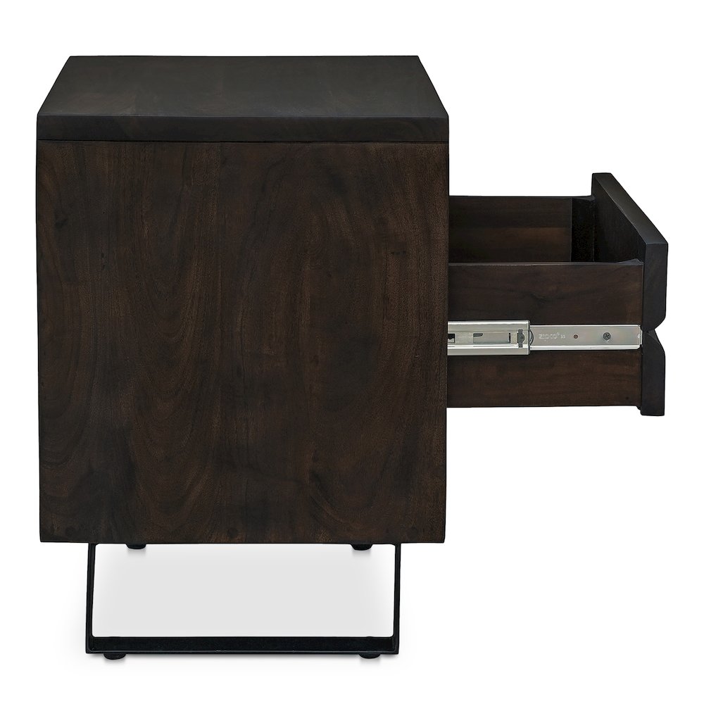 Madagascar Nightstand Dark Brown. Picture 3
