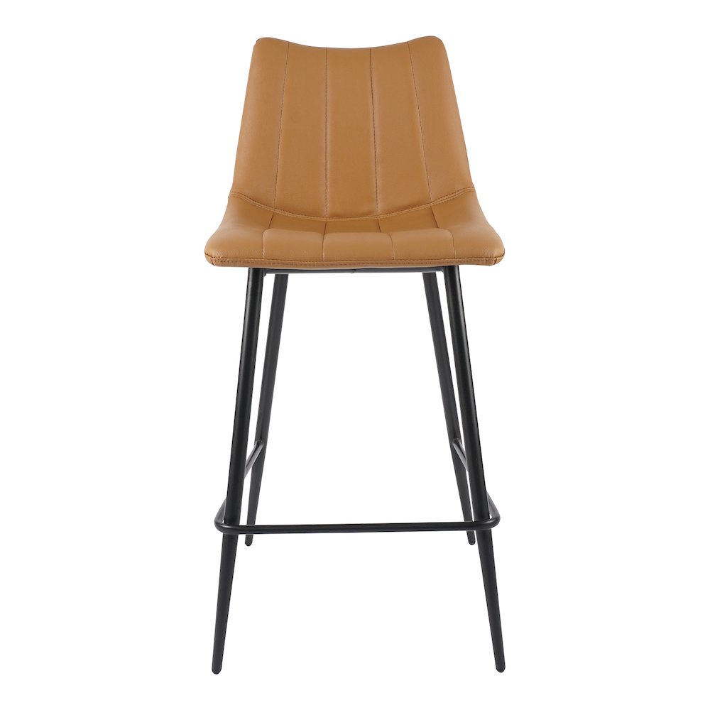 Alibi Counter Stool Tan - Set Of Two. Picture 4