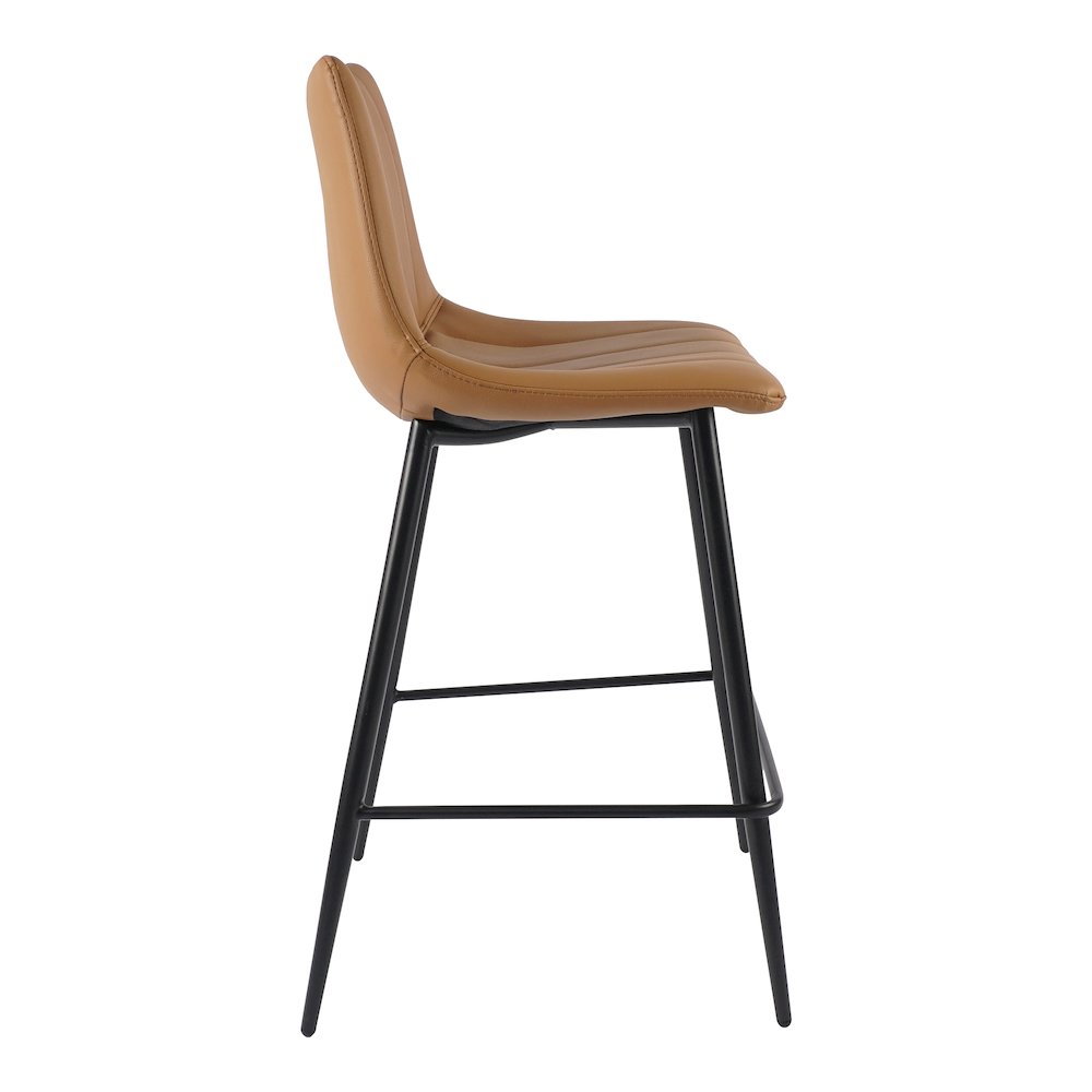 Alibi Counter Stool Tan - Set Of Two. Picture 6