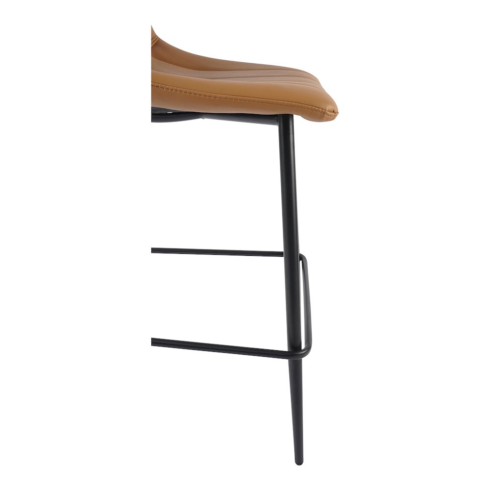 Alibi Counter Stool Tan - Set Of Two. Picture 8