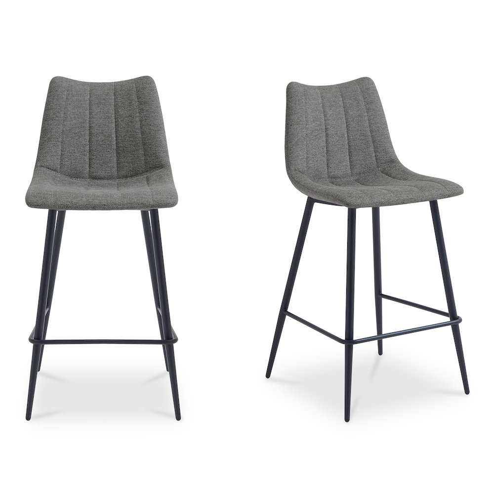 Alibi Counter Stool  Dark Grey-Set of Two. Picture 1