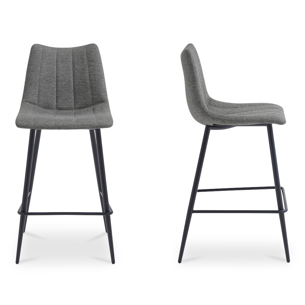 Alibi Counter Stool  Dark Grey-Set of Two. Picture 3