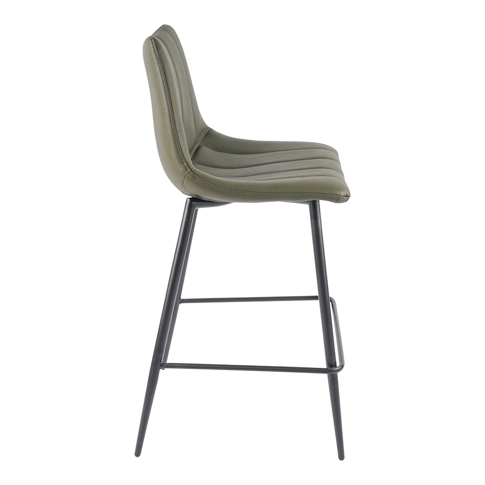 Alibi Counter Stool Dark Green - Set Of Two. Picture 6