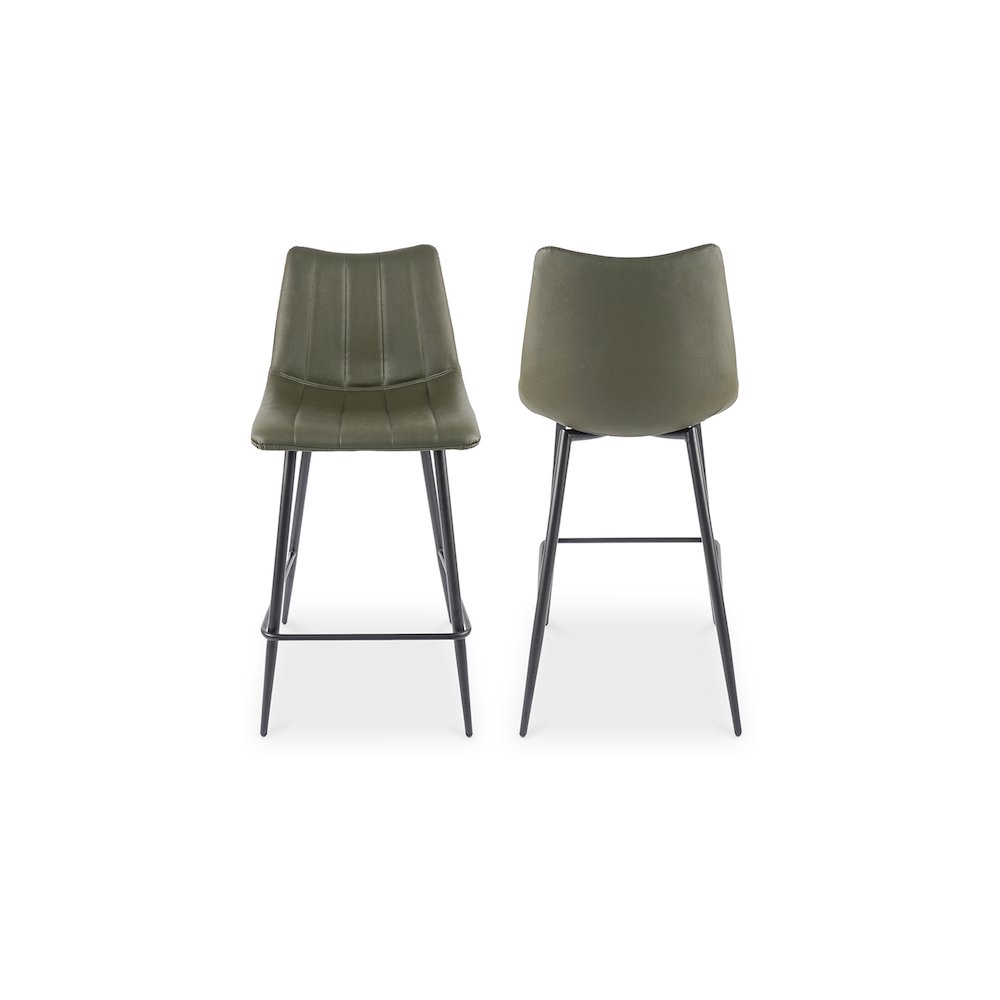 Alibi Counter Stool Dark Green - Set Of Two. Picture 3