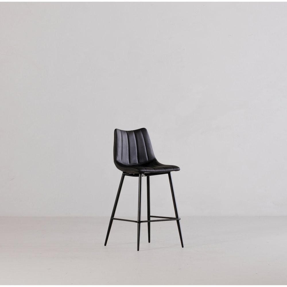 Alibi Bar Stool Matte Black - Set Of Two. Picture 8