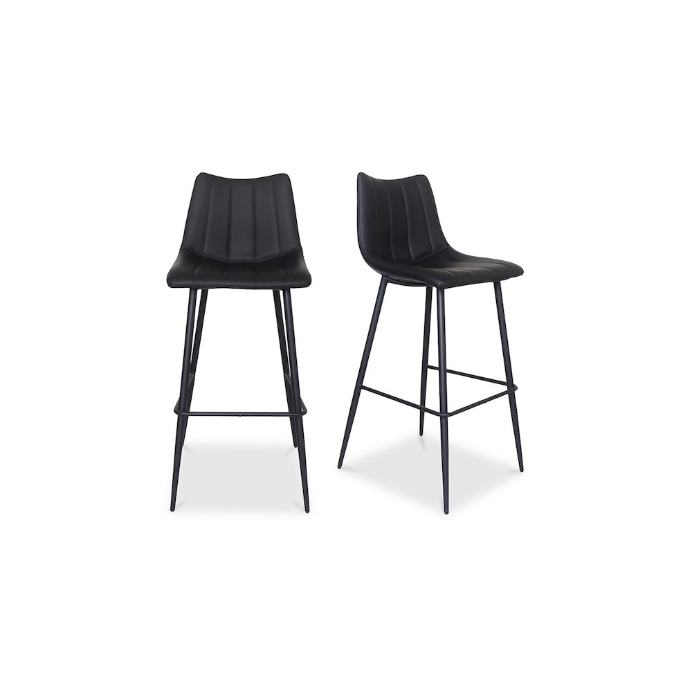 Alibi Bar Stool Matte Black - Set Of Two. Picture 1