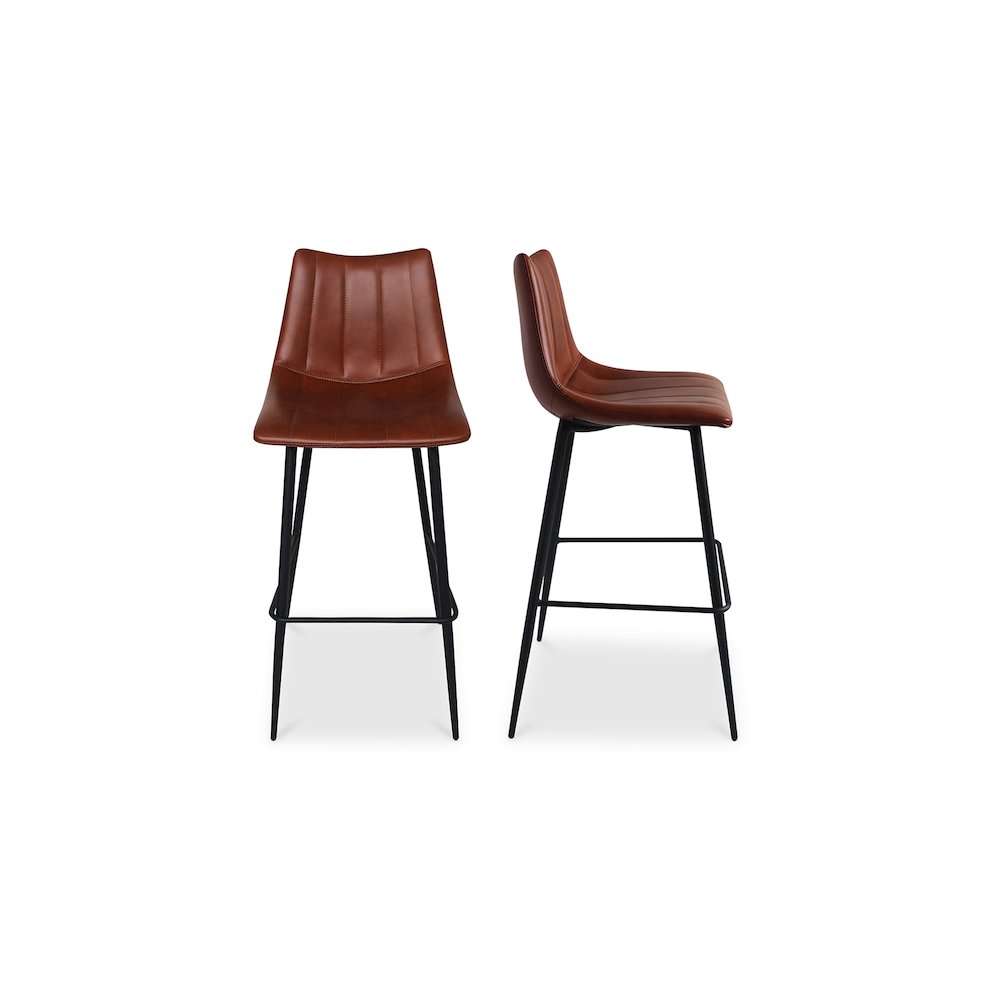 Alibi Bar Stool Brown - Set Of Two. Picture 1