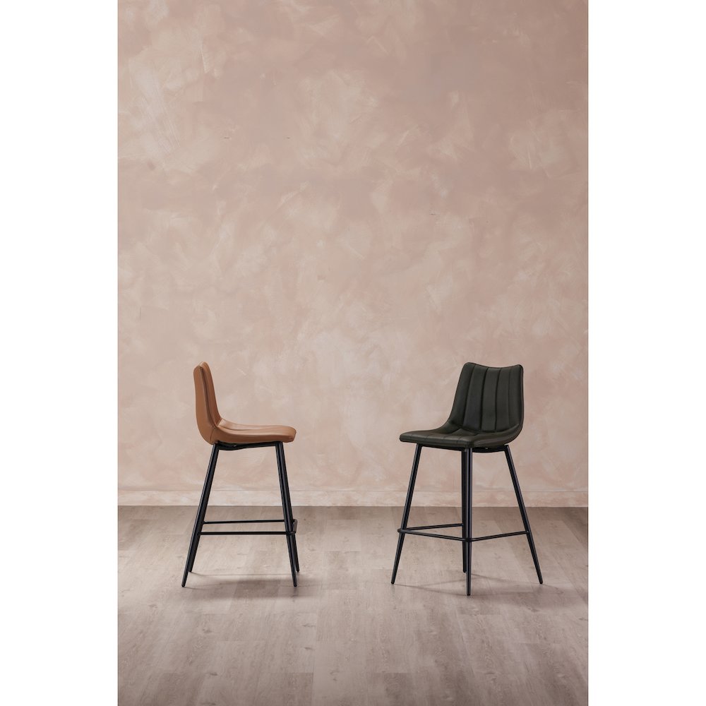 Alibi Bar Stool Tan - Set Of Two. Picture 9