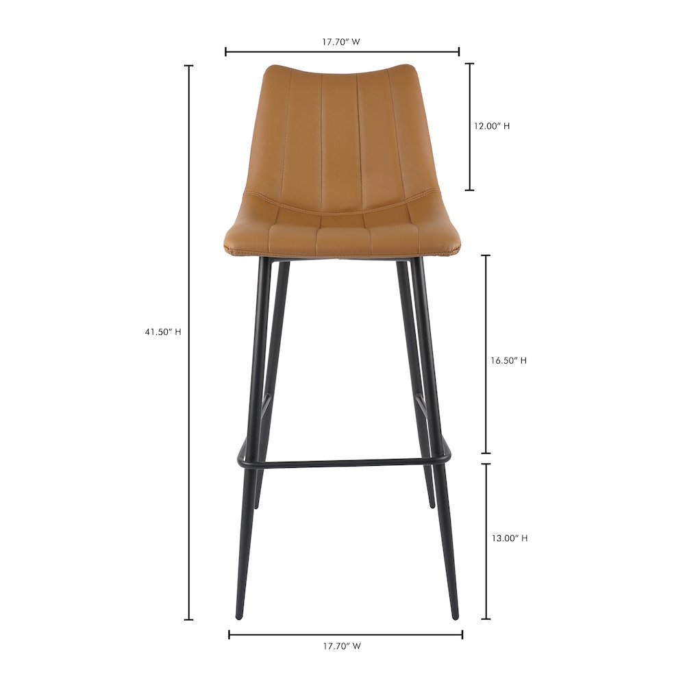 Alibi Bar Stool Tan - Set Of Two. Picture 10