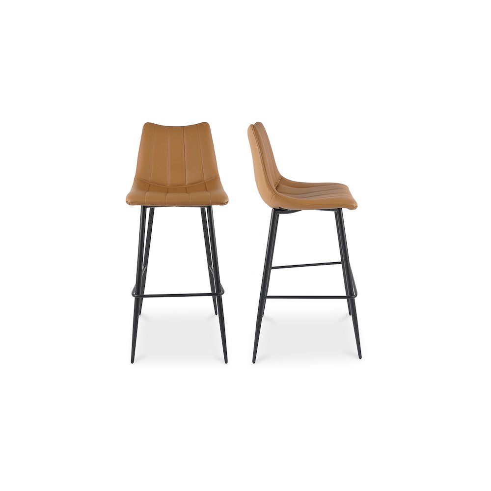 Alibi Bar Stool Tan - Set Of Two. Picture 1