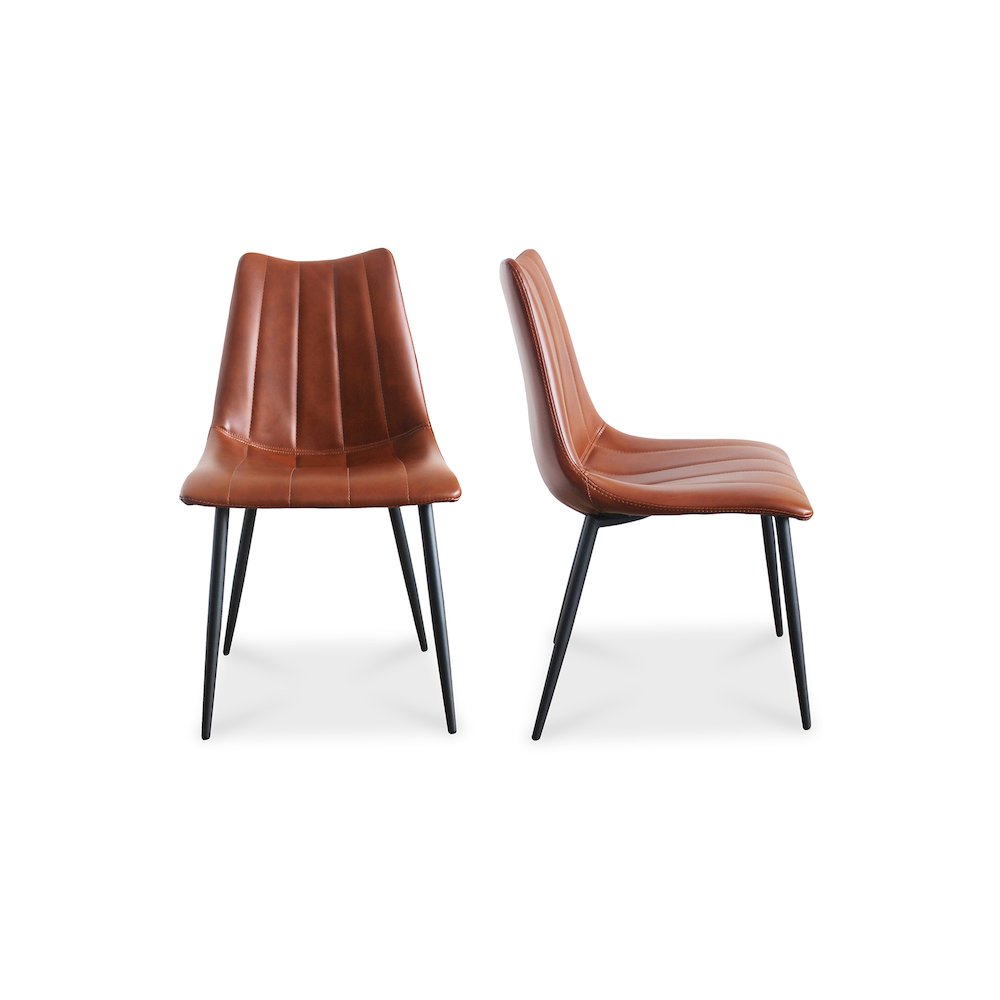 Alibi Dining Chair Brown - Set Of Two. Picture 1