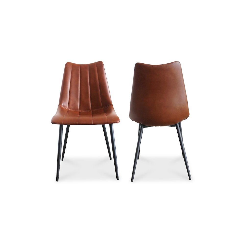 Alibi Dining Chair Brown - Set Of Two. Picture 2