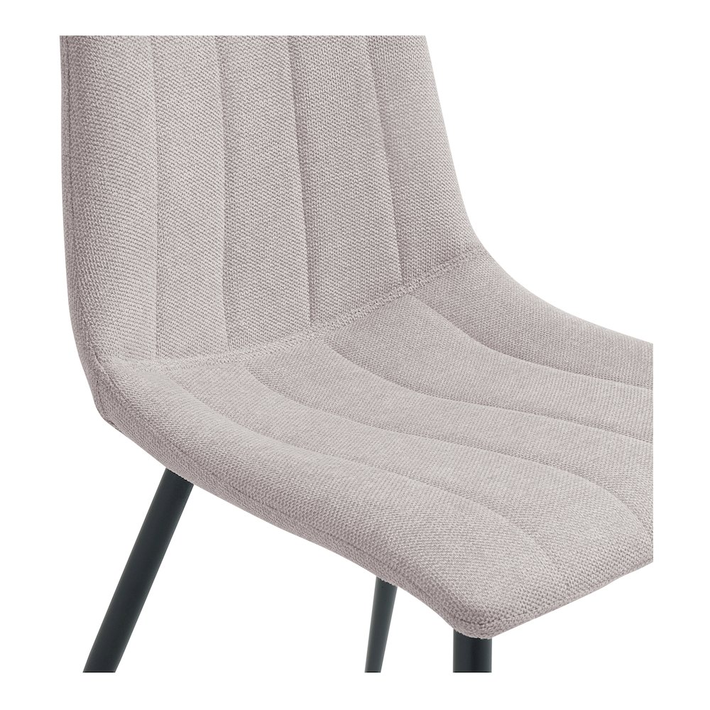 Alibi Dining Chair Beige-Set of Two. Picture 6