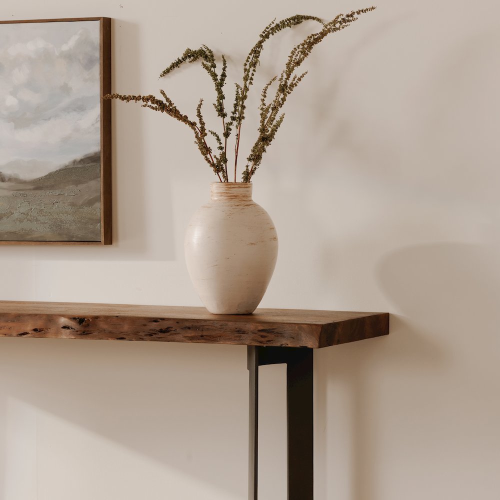 Bent Console Table Brown. Picture 8