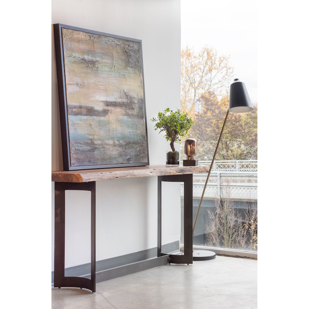 Bent Console Table Brown. Picture 6