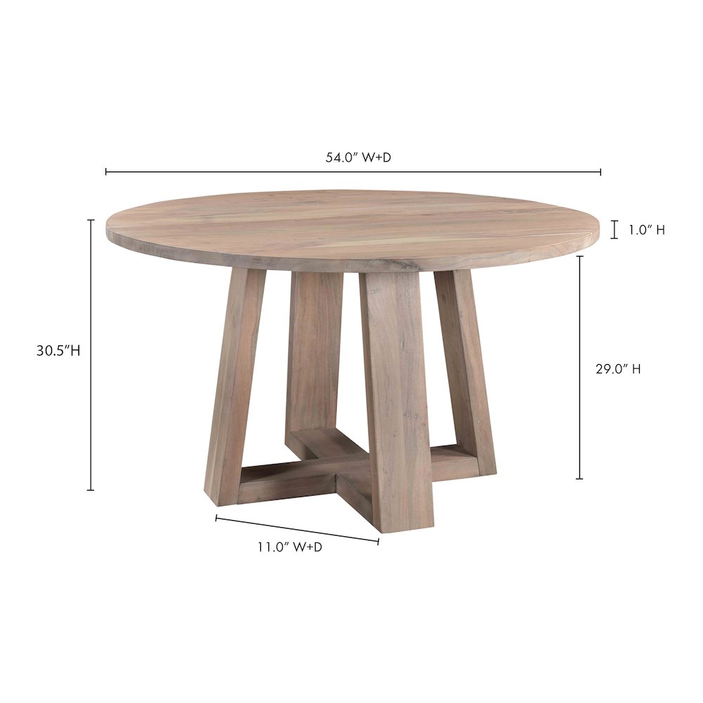 Tanya Dining Table Light Grey. Picture 7