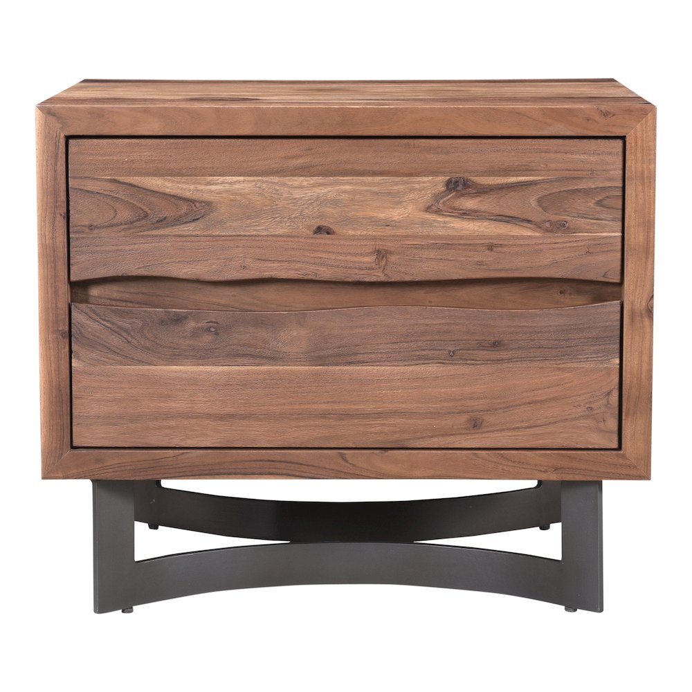 Bent Nightstand Brown. Picture 1