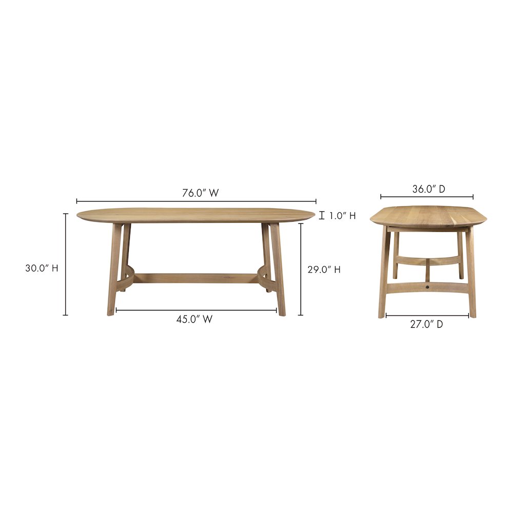 Trie Small Dining Table Natural. Picture 10