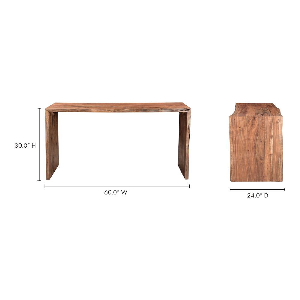 Tyrell Desk Natural Brown. Picture 9