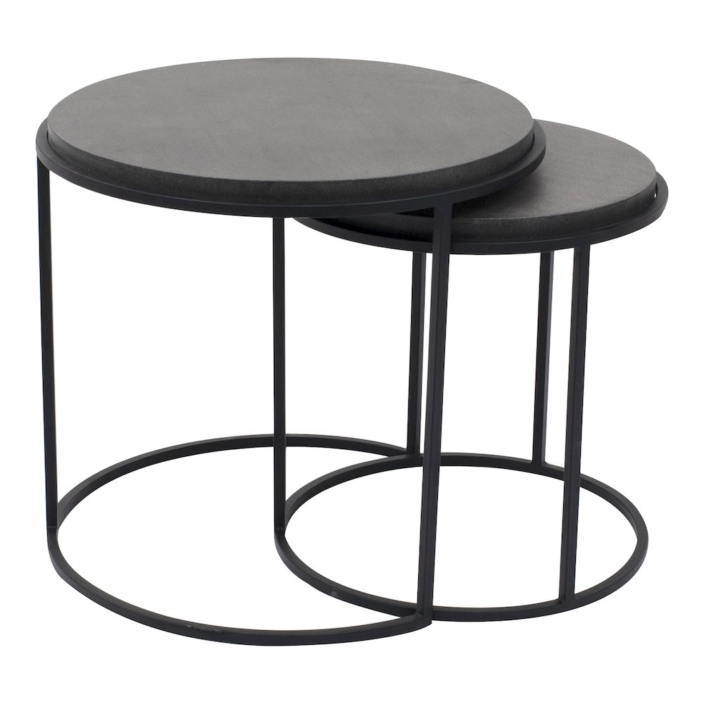 Roost Nesting Tables Black Set Of 2. Picture 1