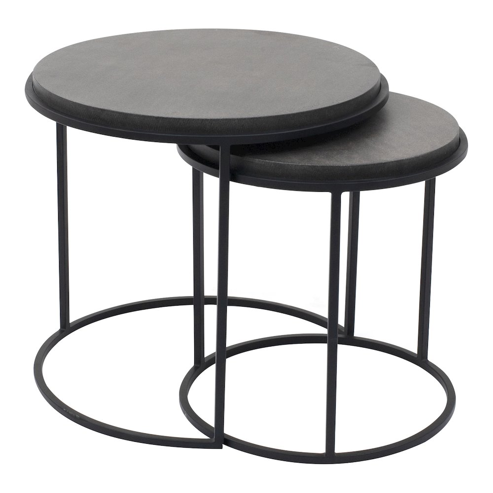 Roost Nesting Tables Black Set Of 2. Picture 2