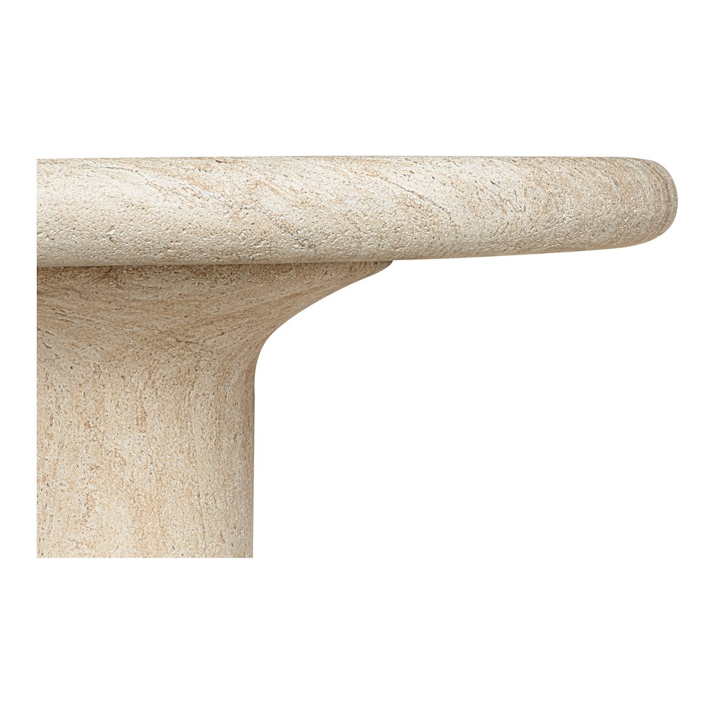 Warby Outdoor Dining Table Beige. Picture 6
