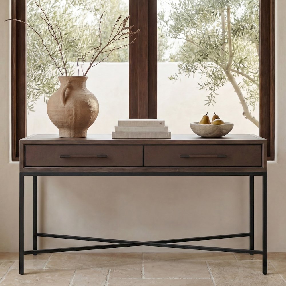 Mako Console Table Brown. Picture 2