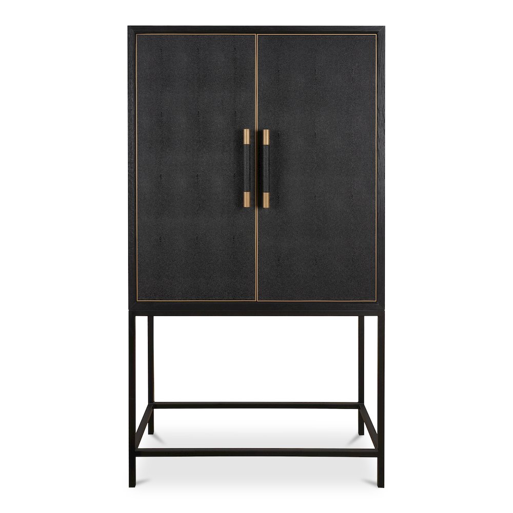 Mako Bar Cabinet Black. Picture 1