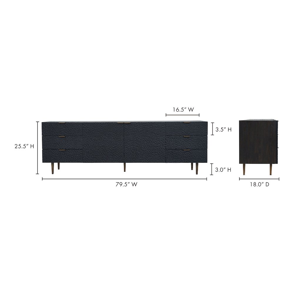 Breu Sideboard Black. Picture 12