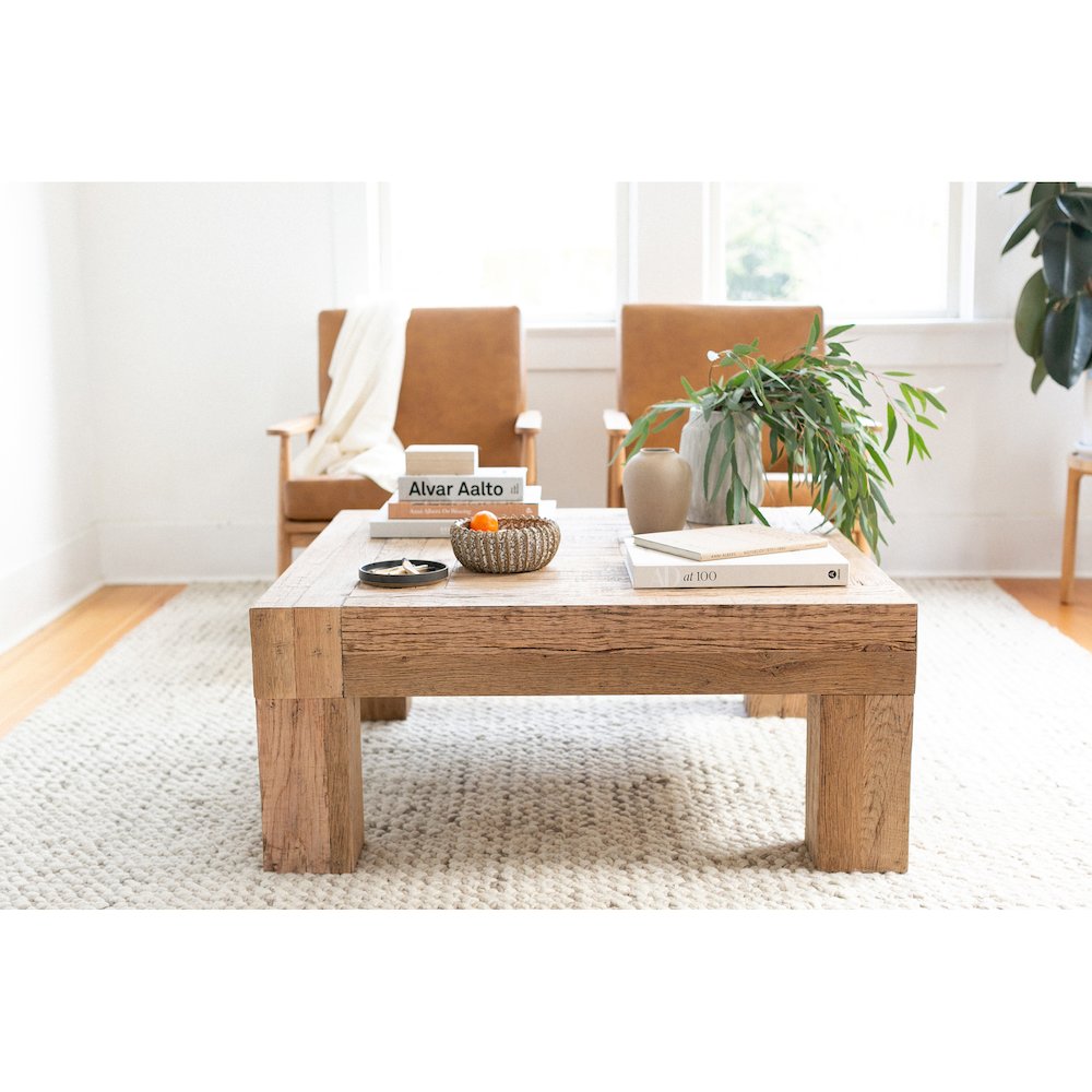 Evander Coffee Table Aged Oak. Picture 8