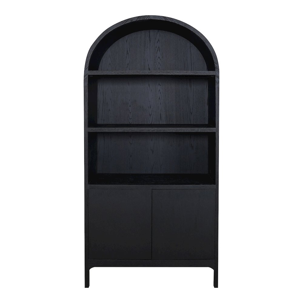Wilde Display Cabinet Black Oak. Picture 1