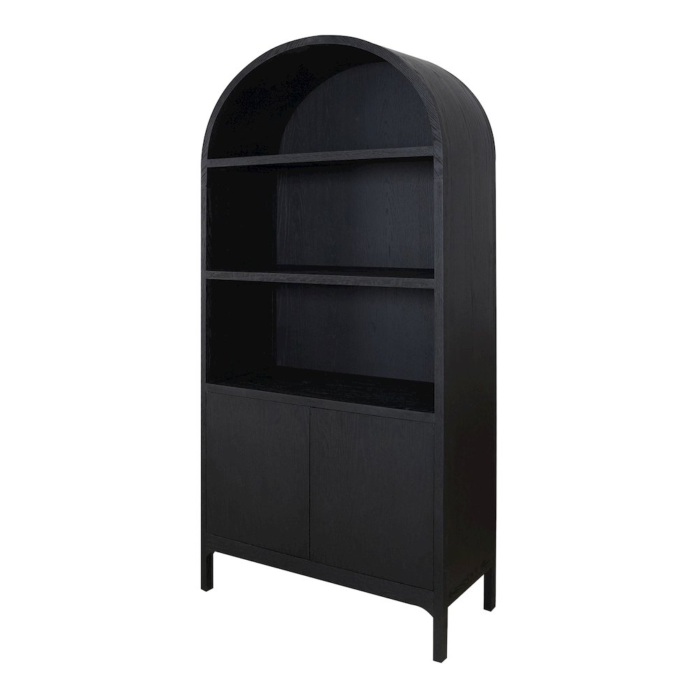 Wilde Display Cabinet Black Oak. Picture 2