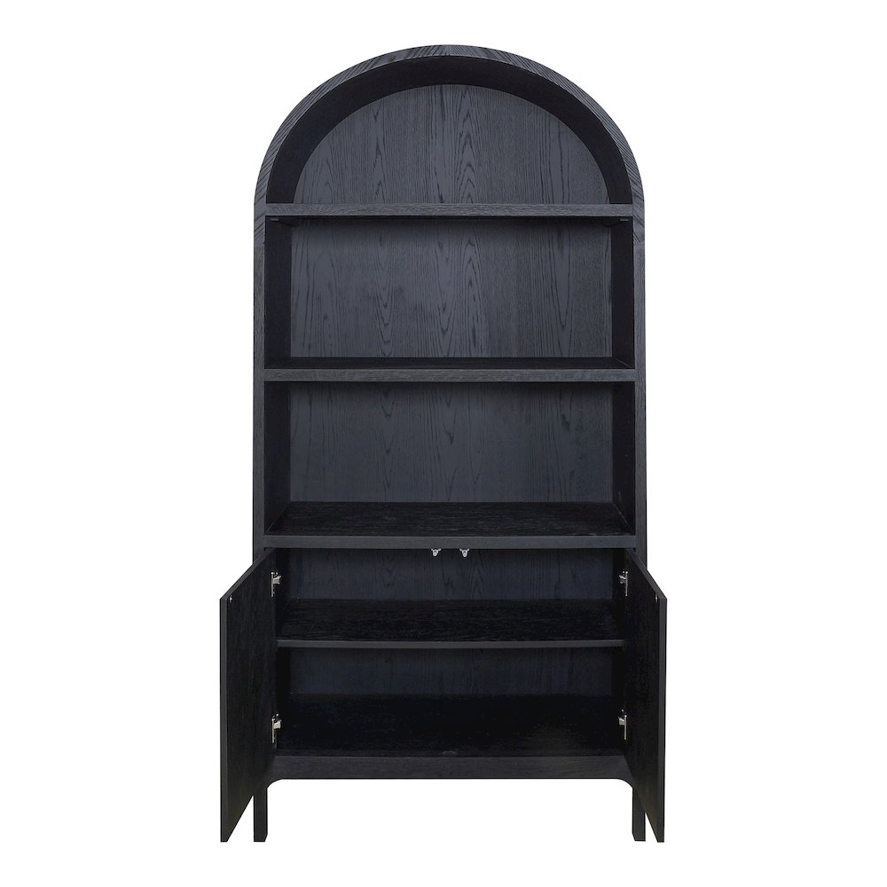 Wilde Display Cabinet Black Oak. Picture 3
