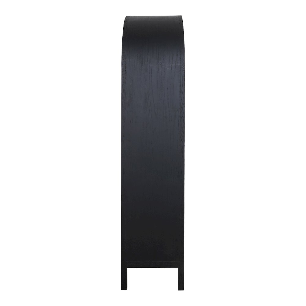 Wilde Display Cabinet Black Oak. Picture 4