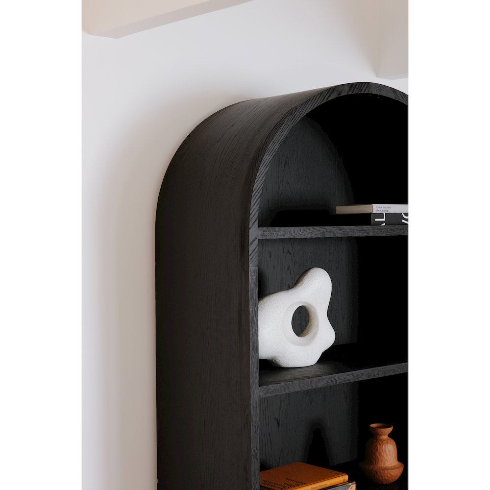 Wilde Display Cabinet Black Oak. Picture 8