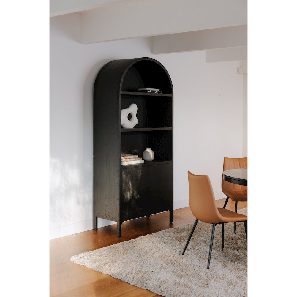 Wilde Display Cabinet Black Oak. Picture 9