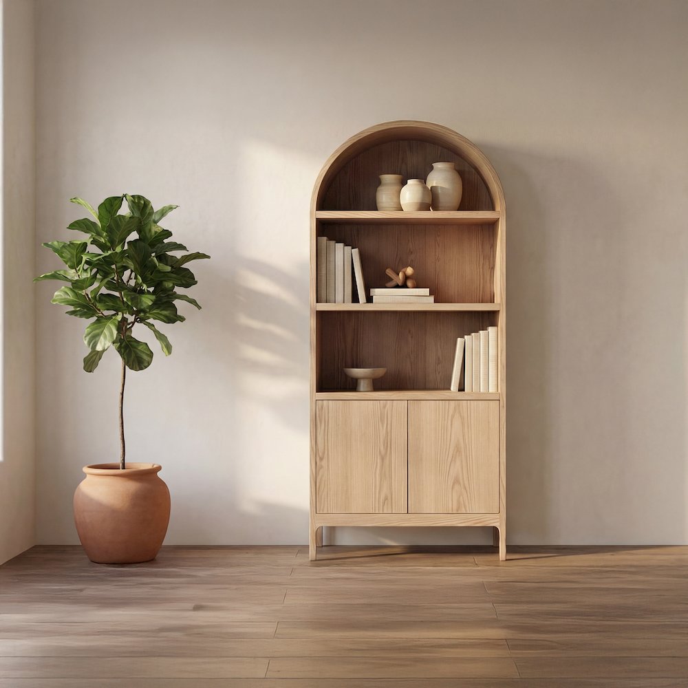 Wilde Display Cabinet Natural. Picture 2