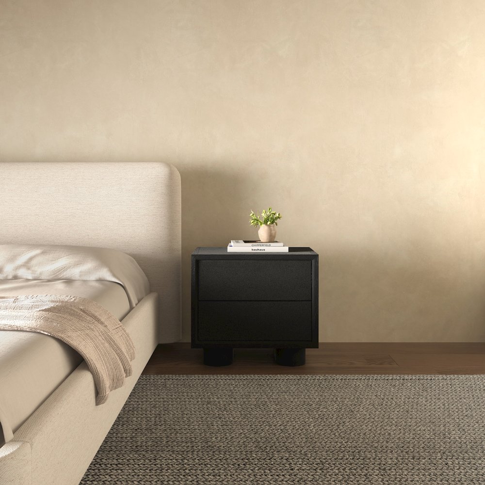 Marcelle Nightstand Black. Picture 6