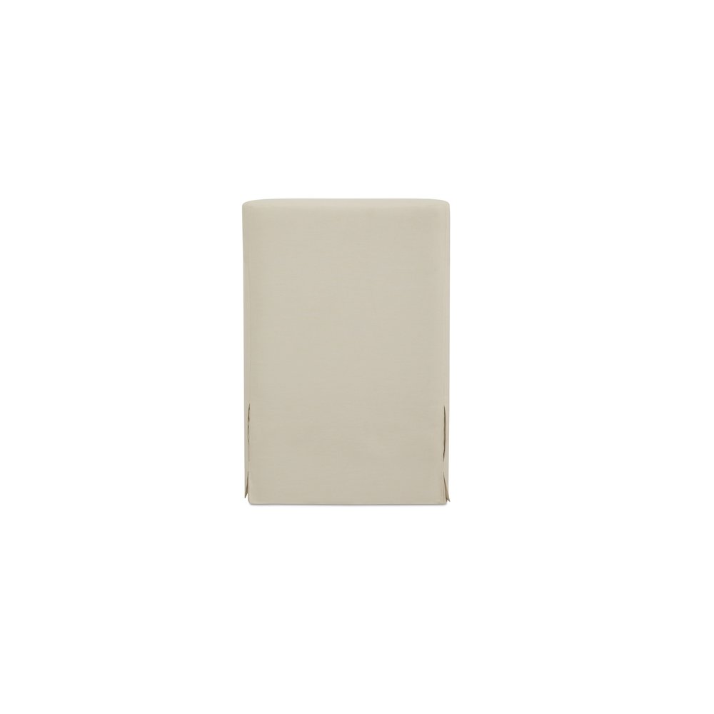 Lydia Outdoor Slipcover Dining Chair Cream. Picture 4