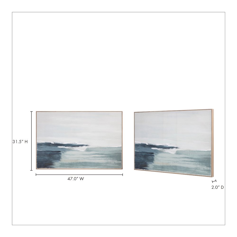 Shoreline Framed Painting. Picture 9