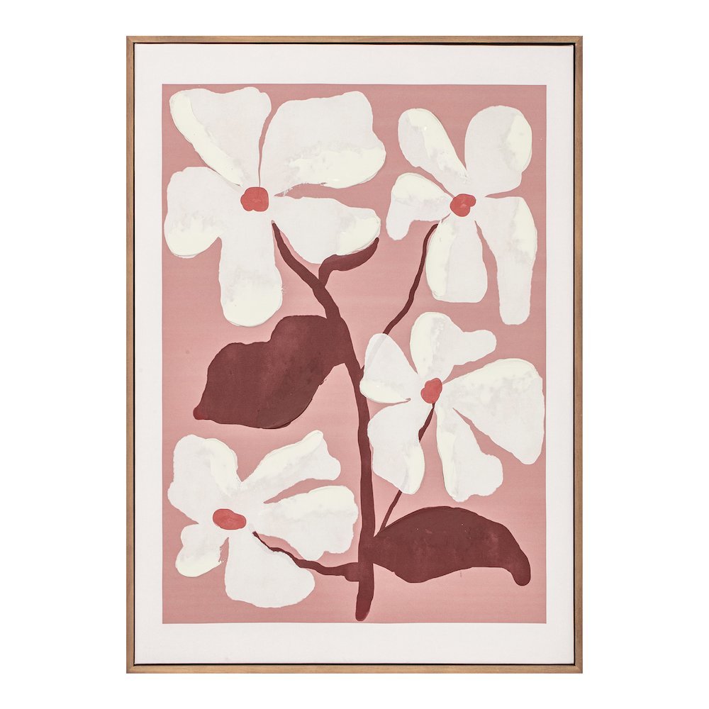 Blush Framed Painting. Picture 1