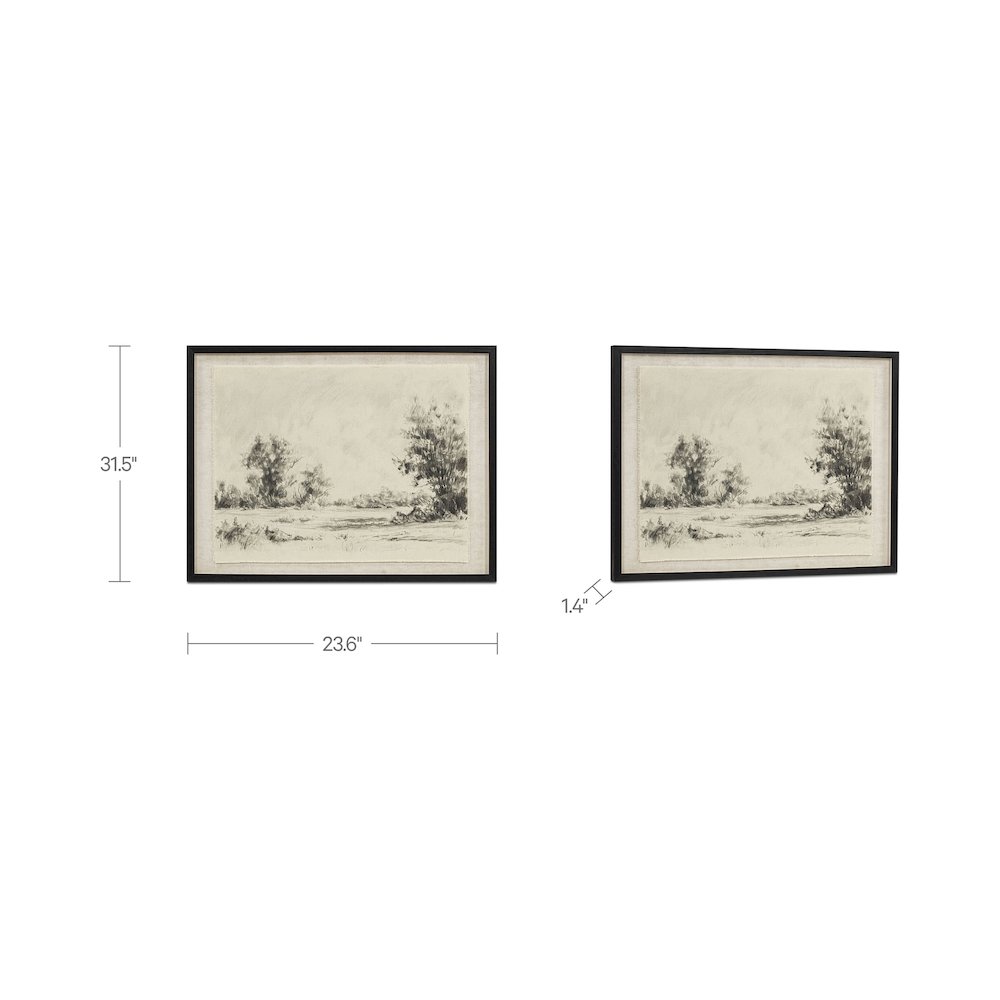 Briar Framed Print On Linen. Picture 6
