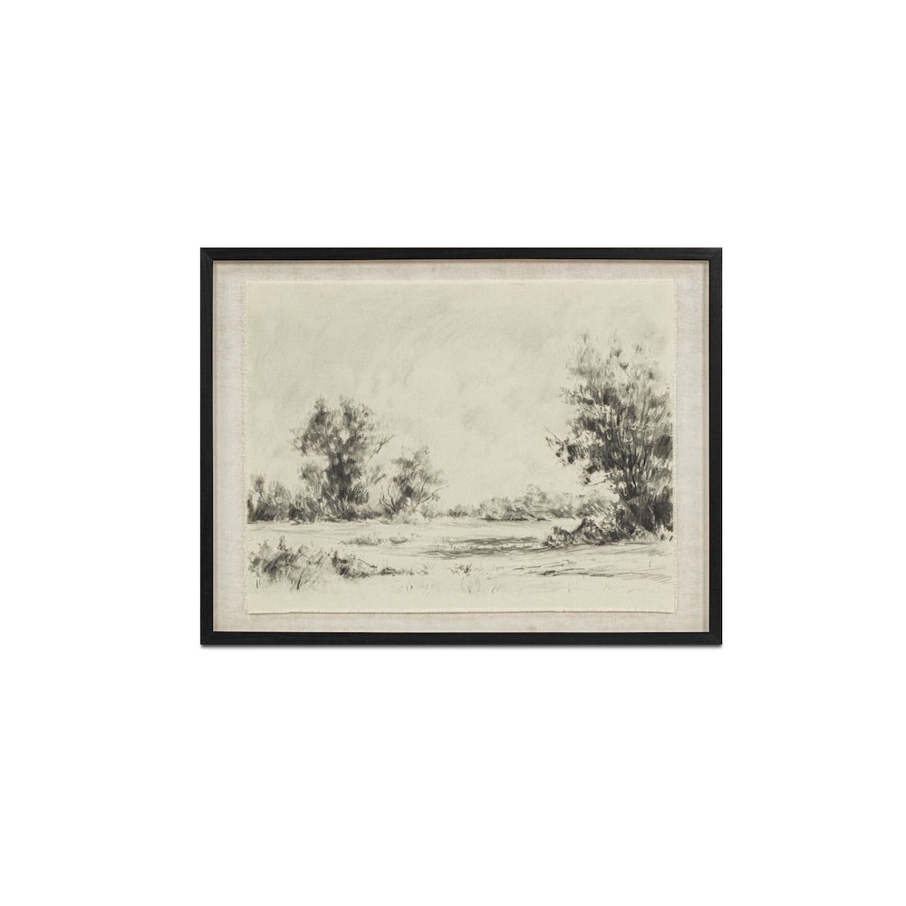 Briar Framed Print On Linen. Picture 1