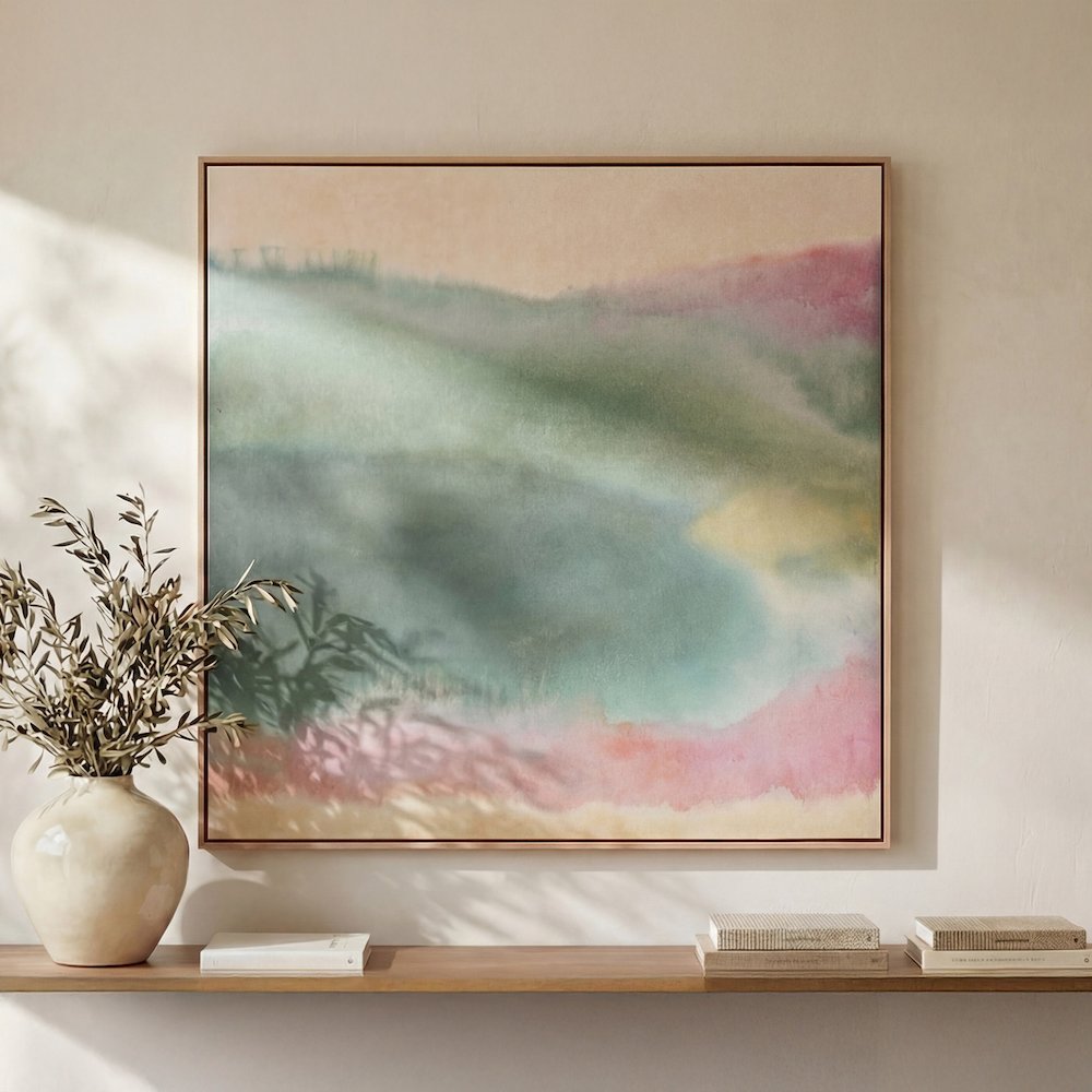 Lotus Framed Painting. Picture 1