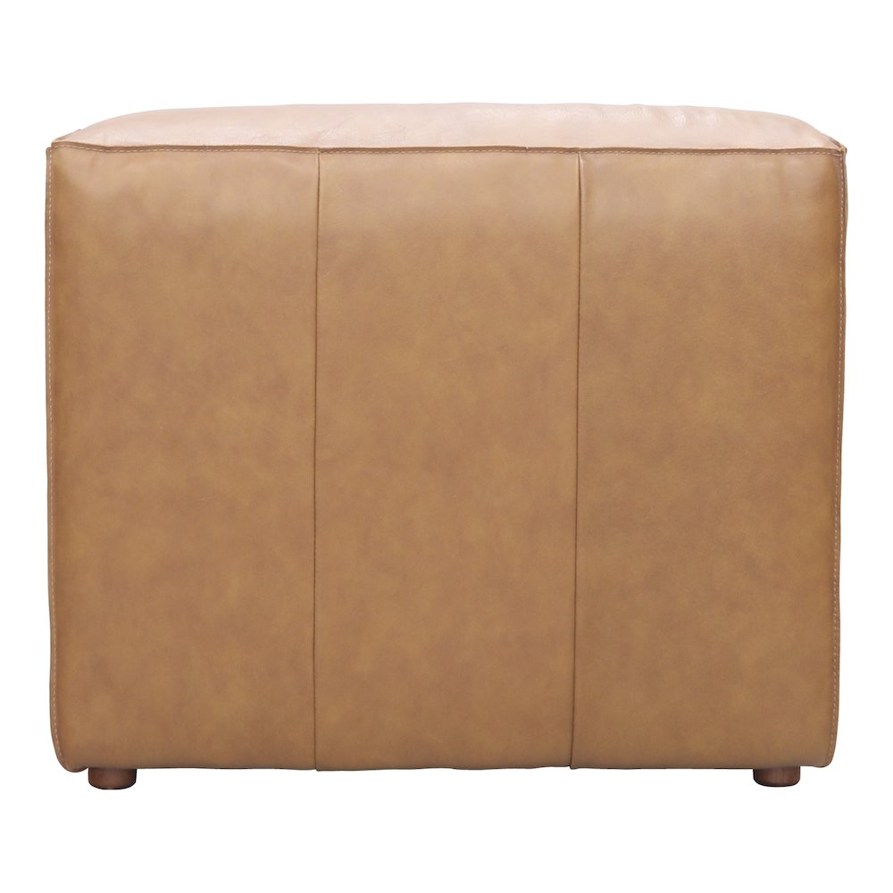 Form Slipper Chair Sonoran Tan Leather. Picture 5