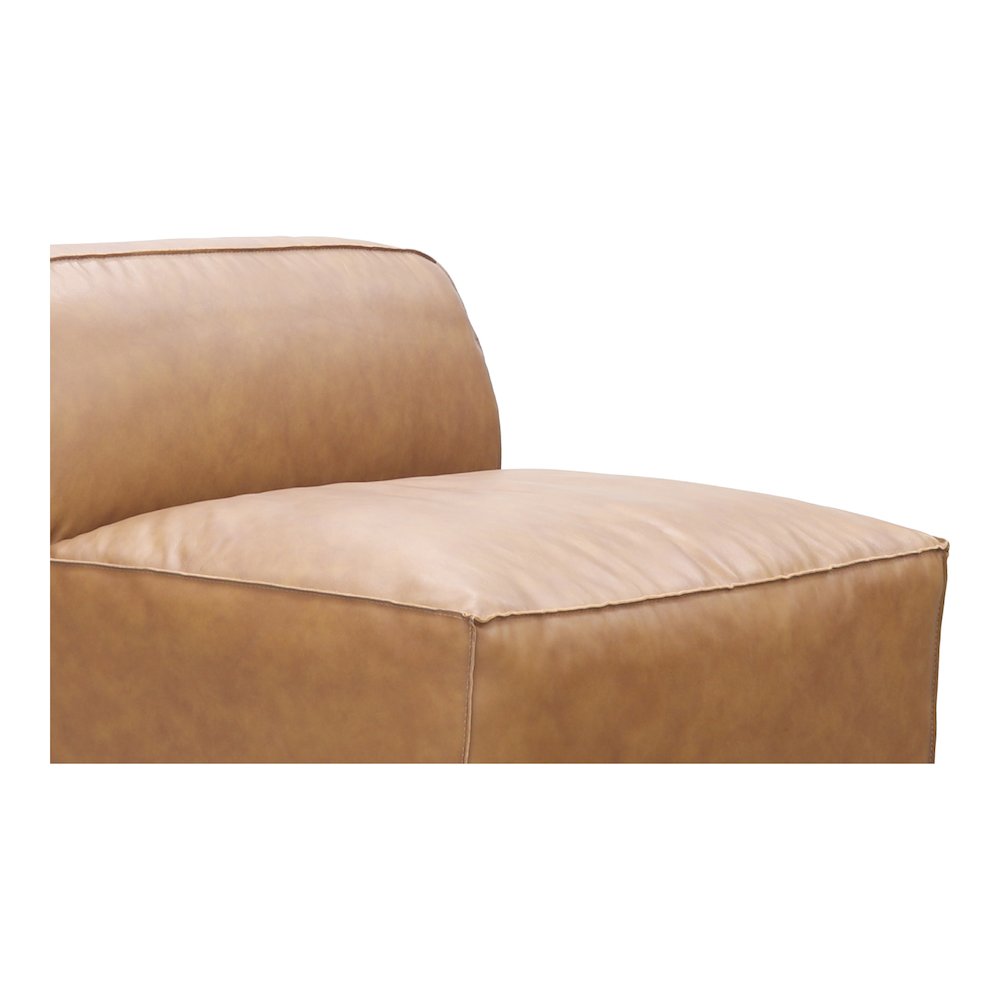 Form Slipper Chair Sonoran Tan Leather. Picture 6