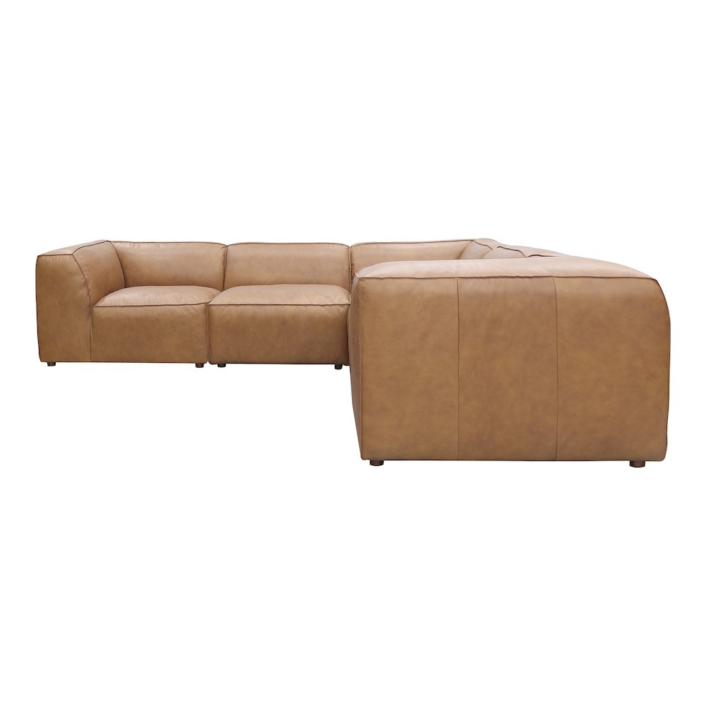 Form Dream Modular Sectional Sonoran Tan Leather. Picture 1
