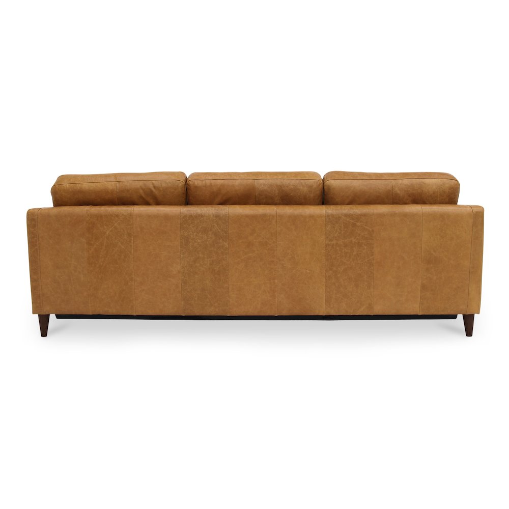 Bridgers Power Recliner Sofa Tan Leather. Picture 5