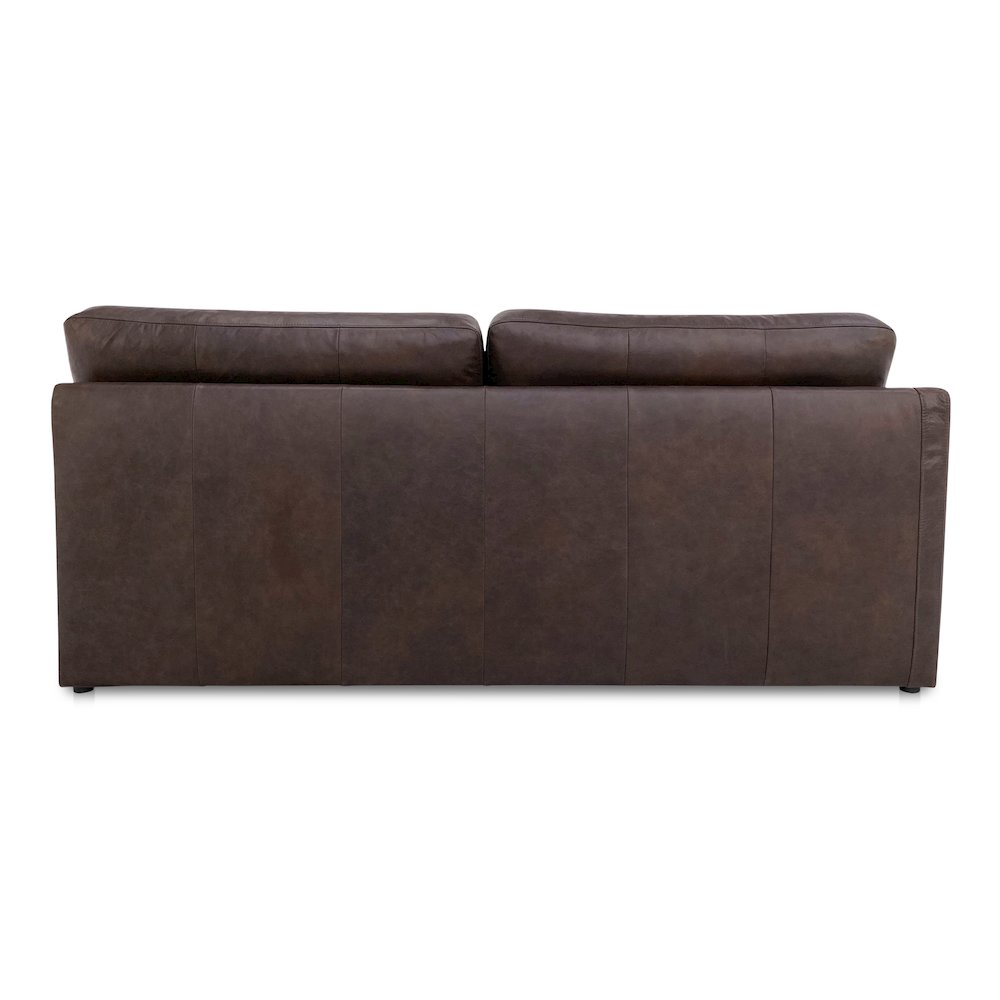 Thurlow Left Arm Facing Sofa Espresso Brown Leather. Picture 4